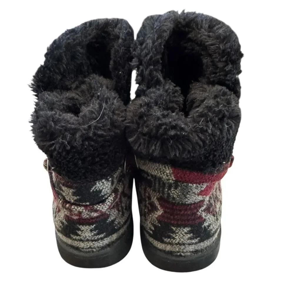 Indigo Rd. Women's Southwest Print Pull-on Lined Star Concho Boots 9